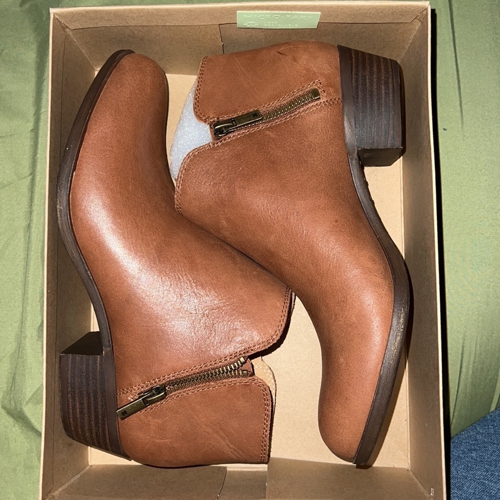 Lucky Brand Spiced Tan Booties